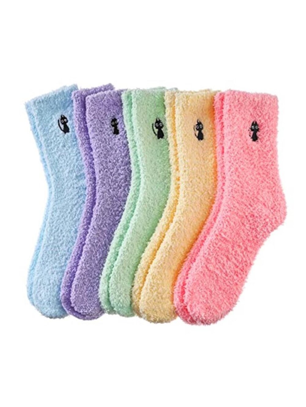 Womens Fuzzy Socks Cozy Warm Slipper Socks Plush Soft Winter Home Sleeping